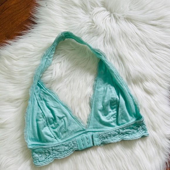 Urban Outfitters Mint Green Halter Lace Bralette - Picture 6 of 8